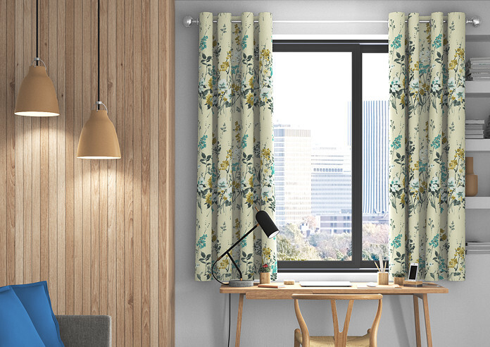 Wild Meadow, Pistachio - Made to Measure Curtains - Image 3